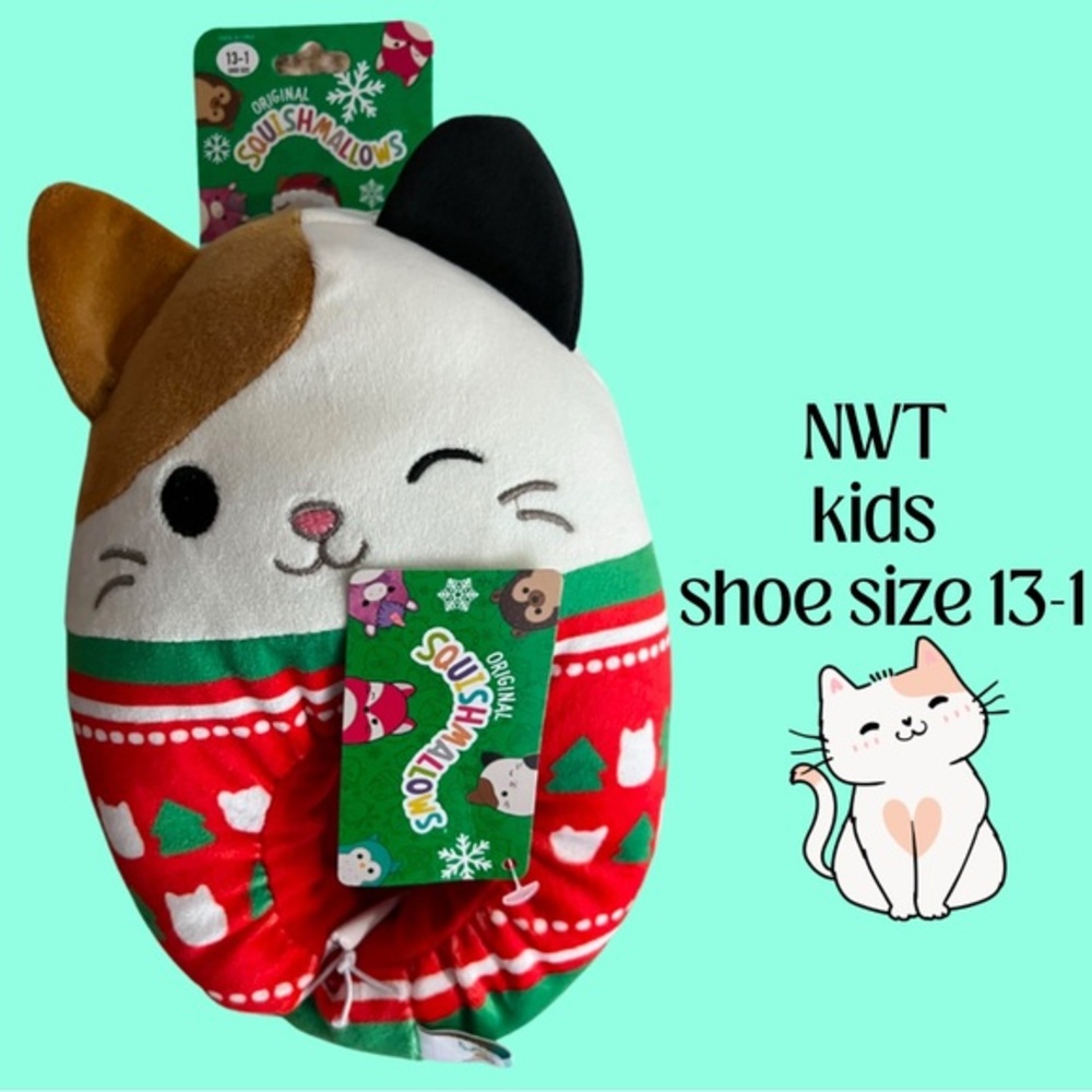 Girls Squishmallow Slippers‎ 13-1